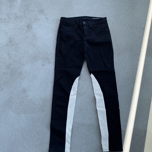 Rag & Bone Jeans Jodphur Black and White Size 27 - Picture 2 of 10